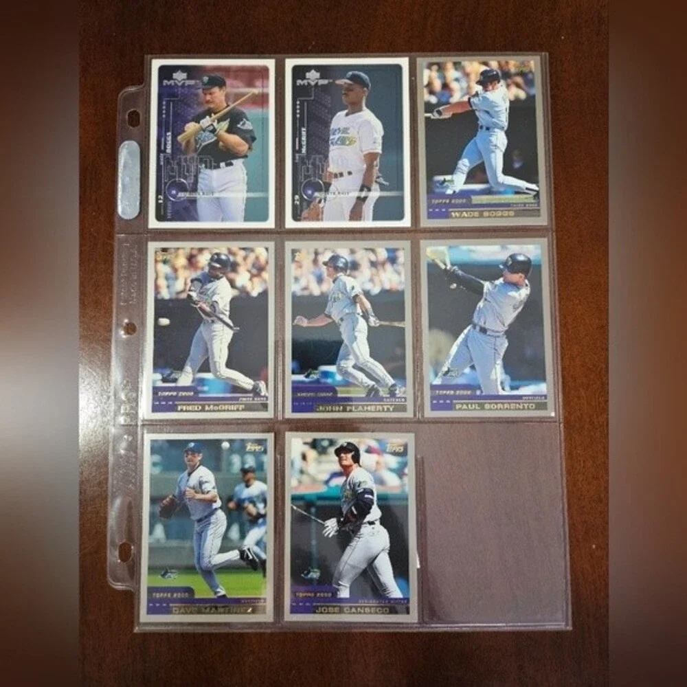 MLB Tampa Bay Devil Rays Card Collection